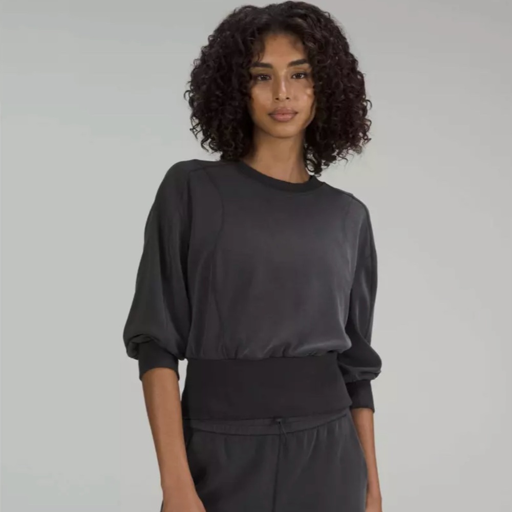 Softstreme Ribbed-Hem Pullover